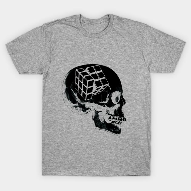 Rubik's cube skull T-Shirt by secondskin